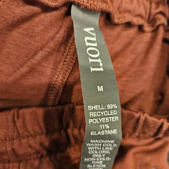 Vuori Mens Brown Jogger Sweatpants With Drawstring Waist & Zipper Pockets - Picture 13 of 13